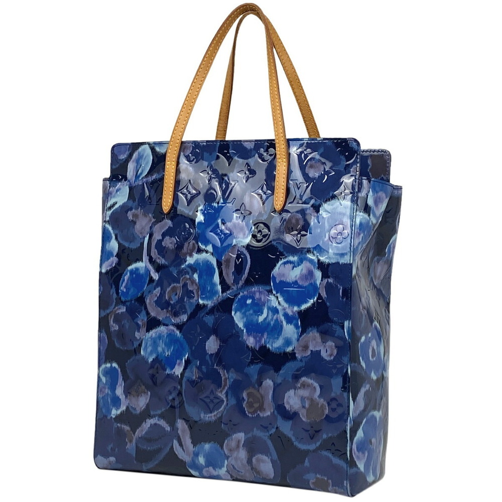 Louis Vuitton Catalina NS Ikat Flower Handbag Tote Bag Vernis Grand Blue